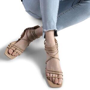 Women's summer dressy flat sandals